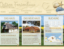 Tablet Screenshot of ostsee-ferienhaus-welzin.de